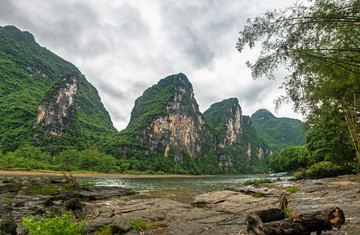 桂林山水 杨堤 漓江