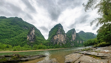 桂林山水 杨堤 漓江