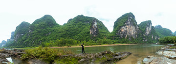 桂林山水 杨堤 漓江