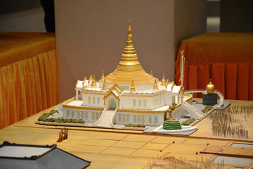缅甸寺庙模型