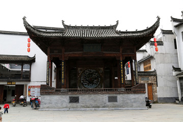 婺源县 江湾景区 大戏台