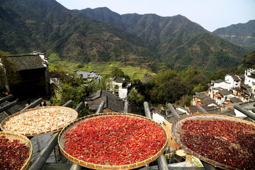 婺源县 篁岭景区 篁岭古村落