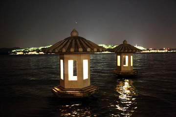 西湖景区 柳浪闻莺公园 夜景