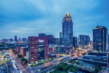 宁波南部商务区夜景