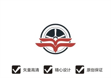 船舵logo船logo