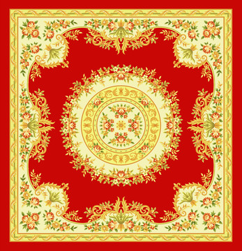 傳統(tǒng) 精美 富麗堂皇 地毯設(shè)計(jì)