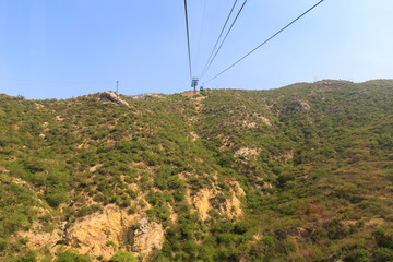 恒山索道 恒山风光