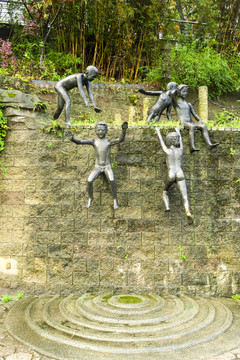 童趣 重庆南滨公园雕塑