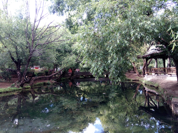 古镇河流风景