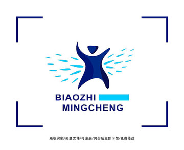 科技 翅膀 標志 LOGO