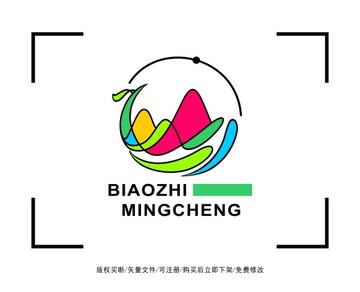 山峰 风景 标志 LOGO