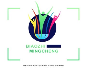 羽毛球 运动 标志 LOGO