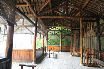 木结构房屋内部