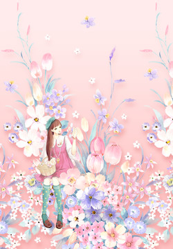 手繪花
