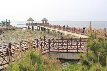 烟台养马岛观海栈道