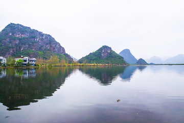 普者黑山水风光