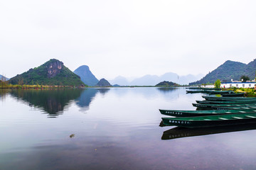 普者黑山水风光