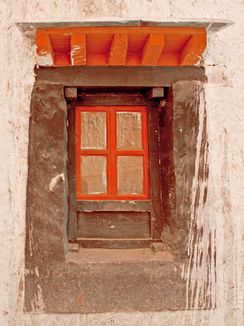 藏族民宅窗户