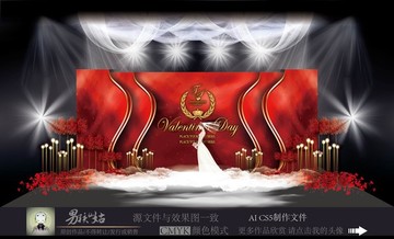 大理石主題婚禮 紅色主題婚禮