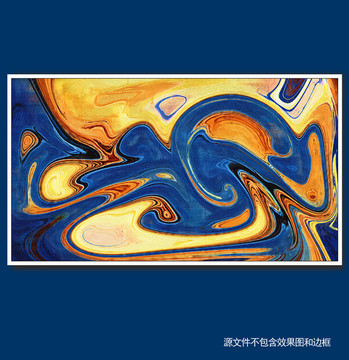 抽象油畫