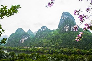 杨堤风光 桂林山水 阳朔旅游