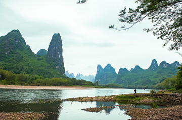 漓江 桂林山水 江河 峰峦