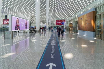 深圳机场航站楼内景