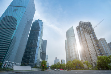 杭州钱江新城建筑景观