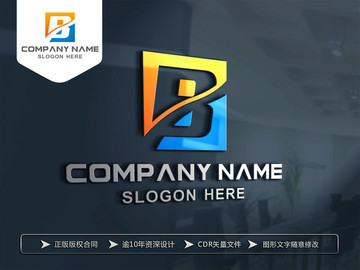 B字母大氣LOGO設(shè)計(jì)