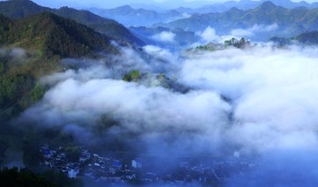 石潭云海风景