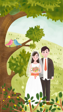 結(jié)婚請?zhí)ㄆ蚱? loading=