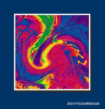 抽象油畫