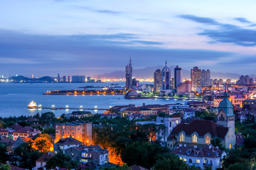 夜景图片 青岛夜景