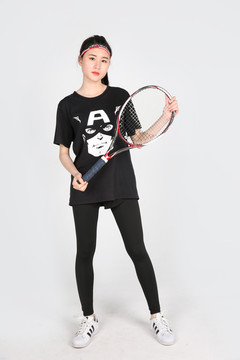网球运动美女
