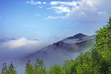 门头沟灵山云雾