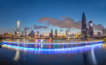 深圳湾夜景