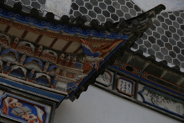 中式建筑特写
