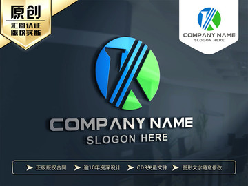K字母LOGO設(shè)計(jì) K標(biāo)志商標(biāo)