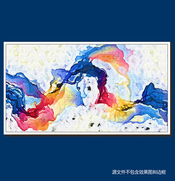 抽象油画