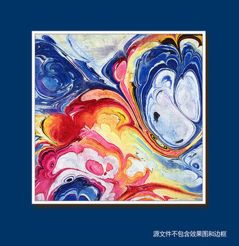 抽象油畫