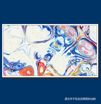 抽象油畫