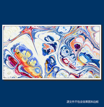 抽象油畫