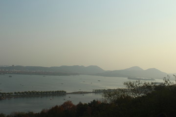 杭州西湖 西湖素材 西湖全景