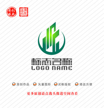 建筑高樓地產(chǎn)標(biāo)志