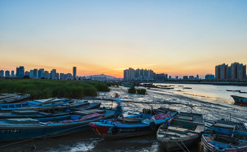 泉州湾日落