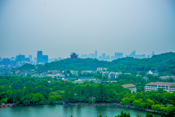 杭州西湖全景