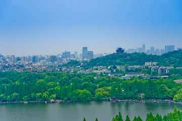 杭州西湖全景