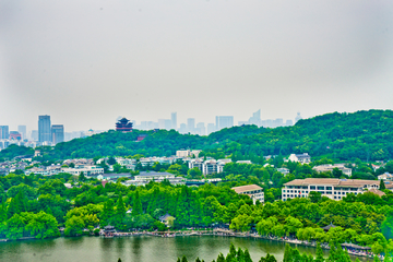 杭州西湖全景