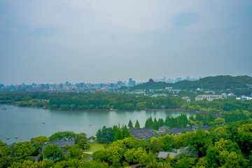 杭州西湖全景