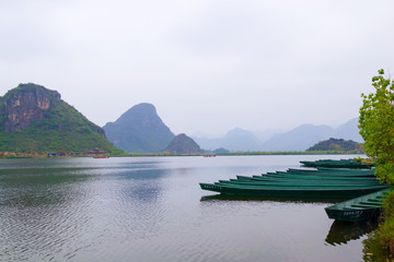 普者黑山水风光